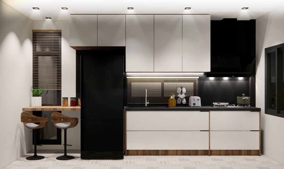 รีโนเวทห้องครัวและพื้นที่รับประทานอาหาร ในคอนโด ออกแบบตกแต่งภายในคอนโด รับออกแบบตกแต่งภายใน รับรีโนเวทคอนโด รับออกแบบคอนโด