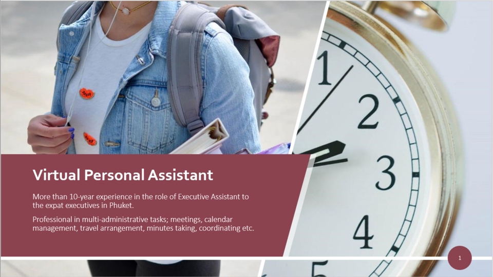 เลขาส่วนตัว - Virtual Personal Assistant - 1