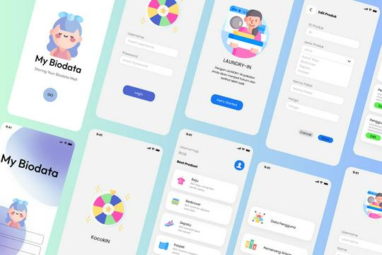 Mockup & UI/UX for mobile and web with Figma