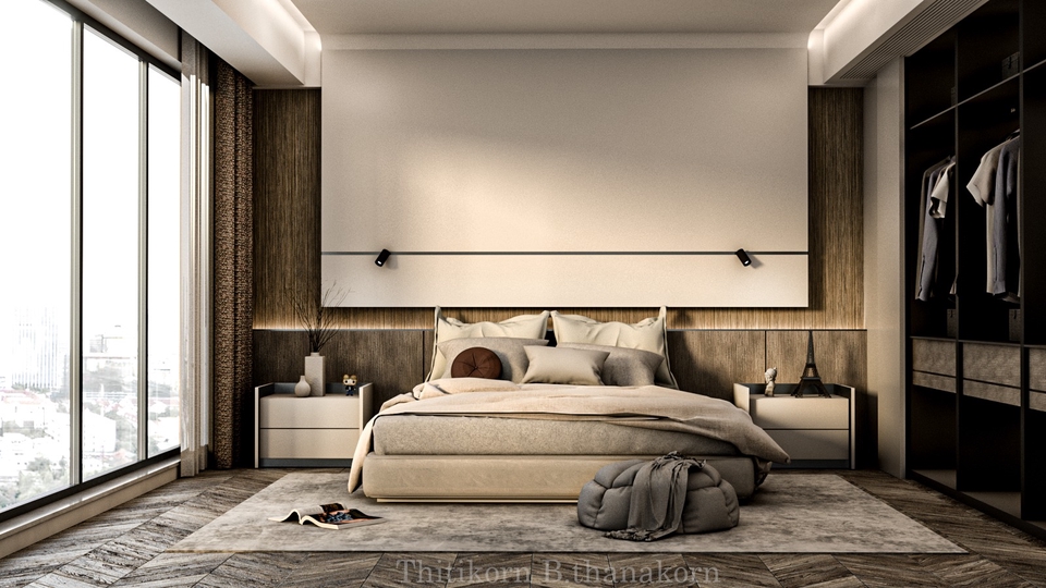 3D Perspective - รับ render interior perspective - 1