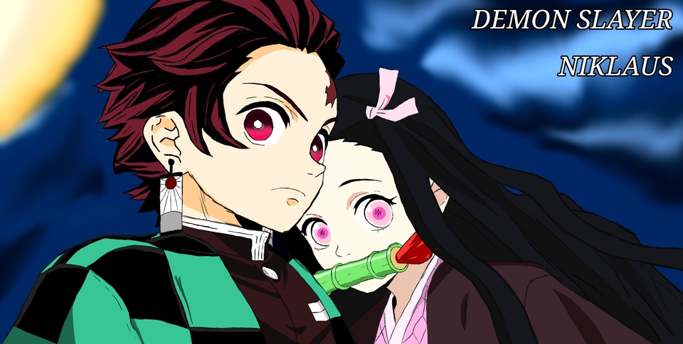 รับวาดรูปการ์ตูน รับวาดการ์ตูนอนิเมะ Demon Slayer คู่หนุ่มสาว วาดรูปอนิเมะน่ารักๆ แนวแฟนอาร์ต วาดตัวการ์ตูนญี่ปุ่น งานวาดภาพการ์ตูนสีสวยๆ พร้อมรับวาดการ์ตูนสไตล์ต่างๆ ออกแบบตัวละคร วาดภาพประกอบการ์ตูน สั่งวาดรูปการ์ตูนได้เลย
