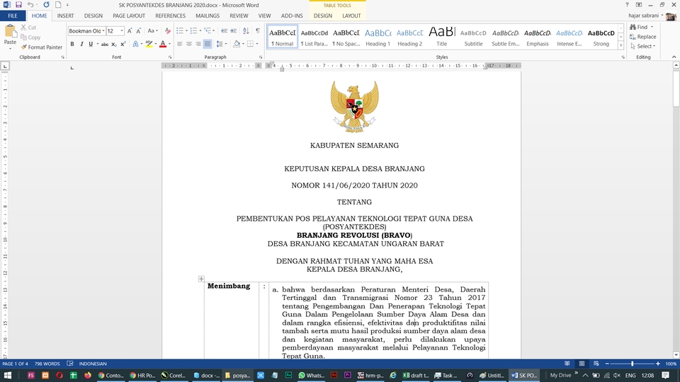 Pengetikan Umum - Pengetikan Ulang Dokumen ke Microsoft Word (.doc/.docx) - 4