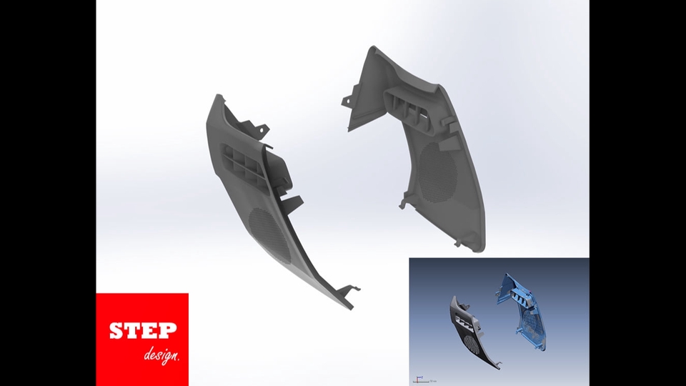 เขียนแบบวิศวกรรมและออกแบบโครงสร้าง - stepdesign รับงานเขียนแบบ Solidwork 3D 2D - 2