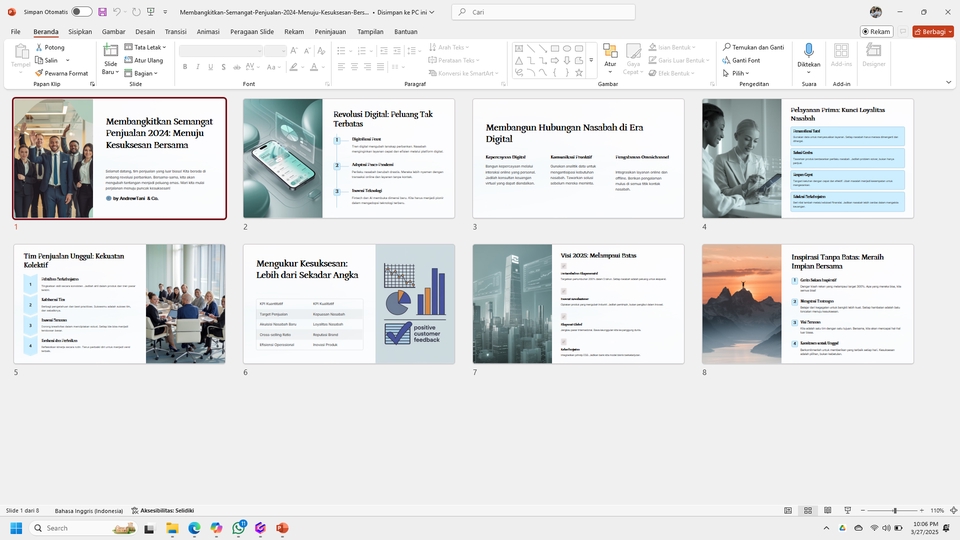 Presentasi - Design Presentation: Ide Menjadi Kesan Mendalam - 7
