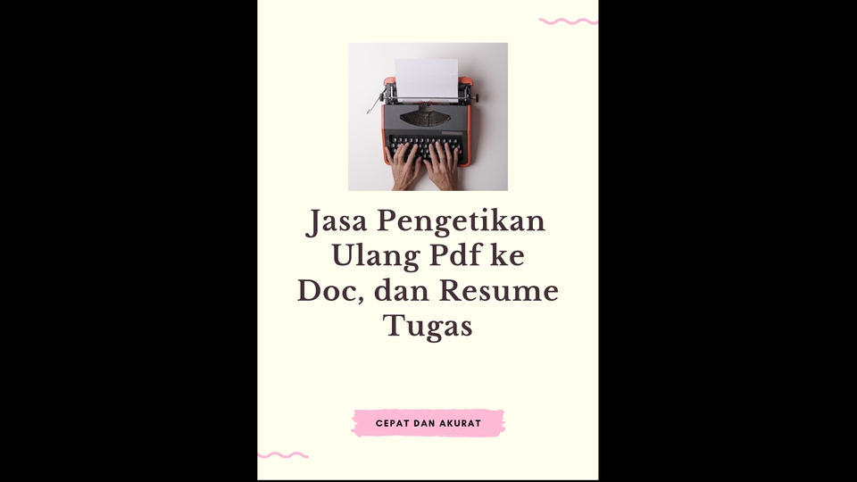 Jasa Pengetikan Ulang Pdf Ke Doc Dan Resume Tugas Cepat Dan Akurat