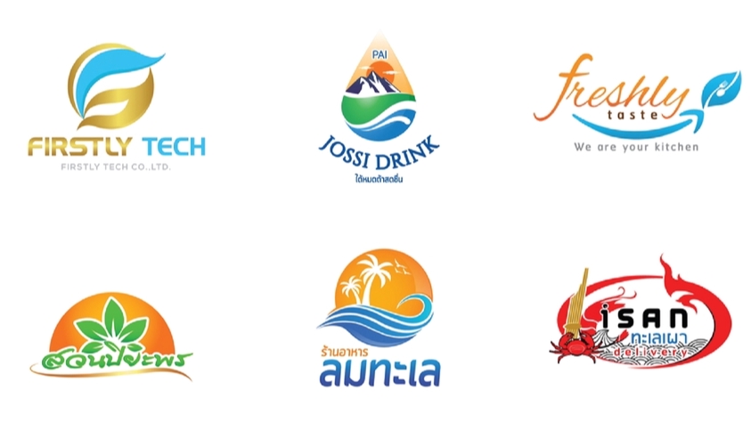 Logo - ออกแบบ logo ตามสไตล์ สั่งได้ตามใจคุณ - 1