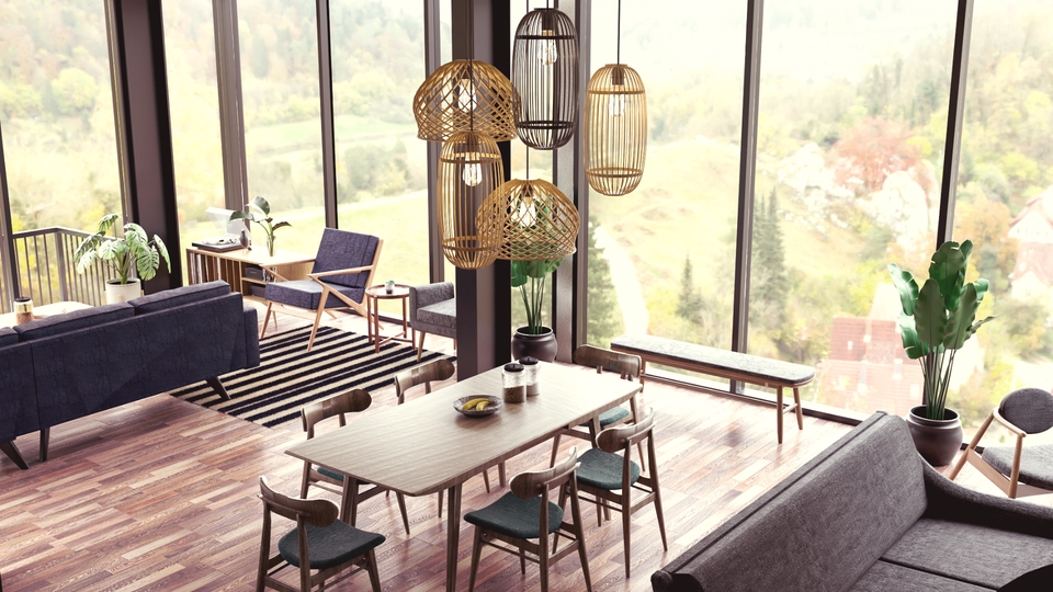 3D & Perspektif - Rendering Realistis Interior Skala High - 2