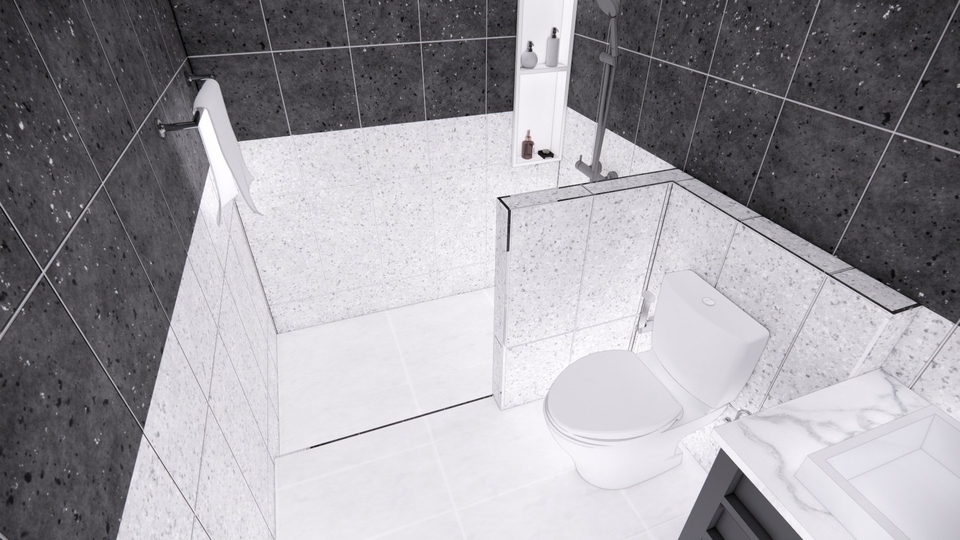 รับทำภาพ 3d perspective ออกแบบห้องน้ำ 3 มิติ ราคาถูก perspective