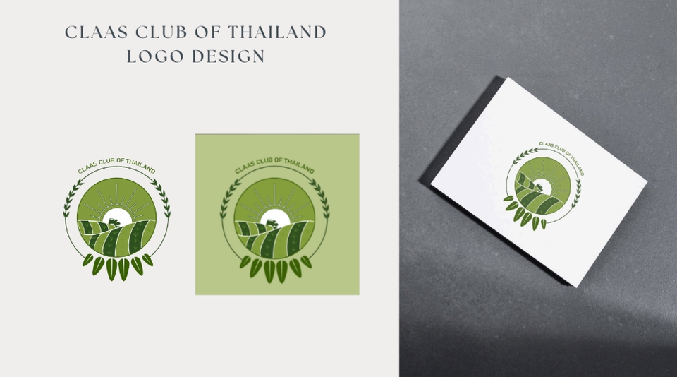 รับออกแบบโลโก้ สไตล์มินิมอล สำหรับ Claas Club of Thailand