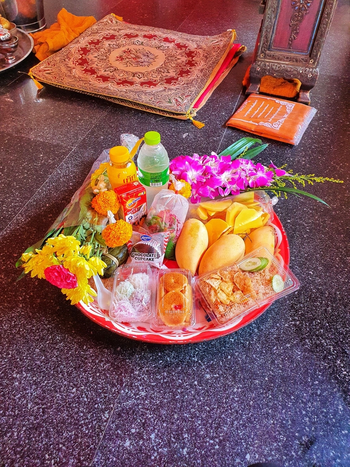 รับจ้างทำบุญ ใส่บาตรออนไลน์ อาหารเซ่นไหว้