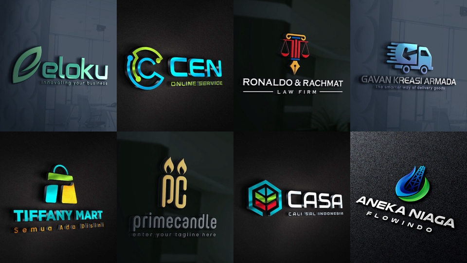 Logo - ( 1 HARI SELESAI ) Desain Logo Perusahaan Moderen dan Minimalis - 2