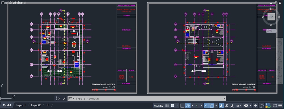 CAD Drawing - Desain Rumah 2D dan 3D Ramah di Kantong - 2