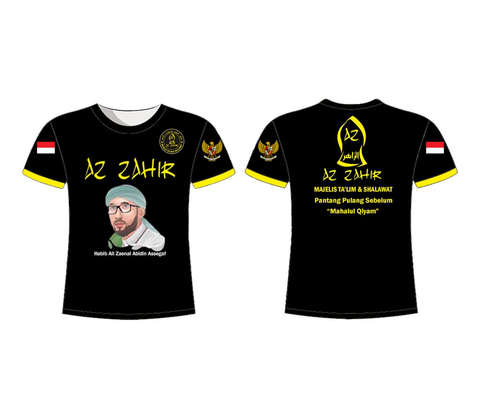 Desain Kaos & Motif - Desain Kaos Majelis Ta'lim dan Sholawat  - 5