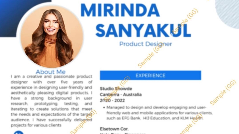 อื่นๆ - เรซูเม่ Resume ฉบับภาษาอังกฤษ - 1