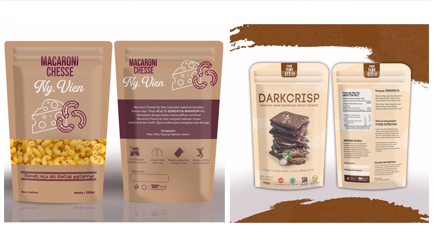 Label & Kemasan - DESAIN KEMASAN PRODUK DESIGN PACKAGING MAKANAN LABEL, BOX, STANDING POUCH - 8