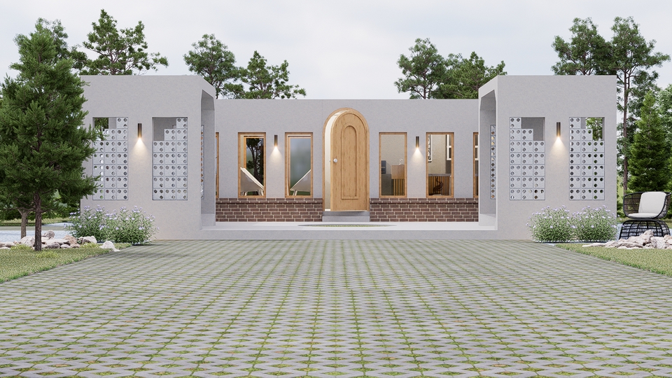 3D Perspective -  รับทำภาพ 3D Perspective Interior Exterior ภาพเสมือนจริง งานสถาปัตยกรรม - 7