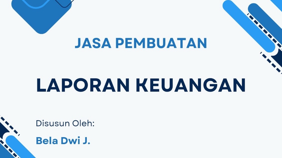 Jasa Konsultan Pembukuan Keuangan Online - LAPORAN KEUANGAN