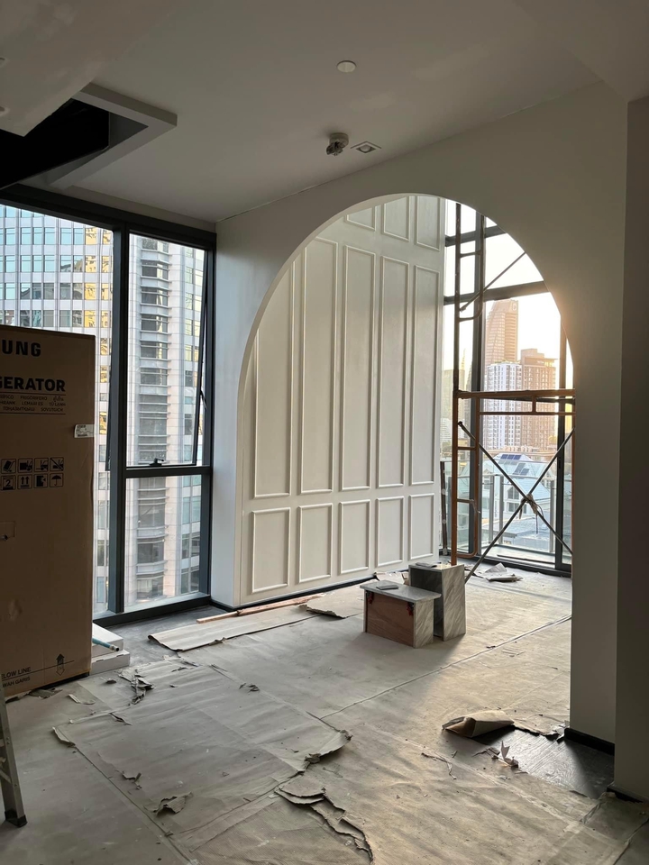 รีโนเวทบ้านชั้นบนแบบโมเดิร์น ตกแต่งภายในสวย ออกแบบโดยทีมงานมืออาชีพ