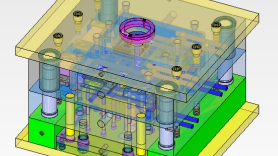 เขียนแบบวิศวกรรมและออกแบบโครงสร้าง - Mold design - 1