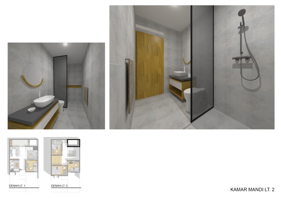 3D & Perspektif - Desain, Gambar 3D Dan Render Arsitektur Dan/Atau Interior - 12
