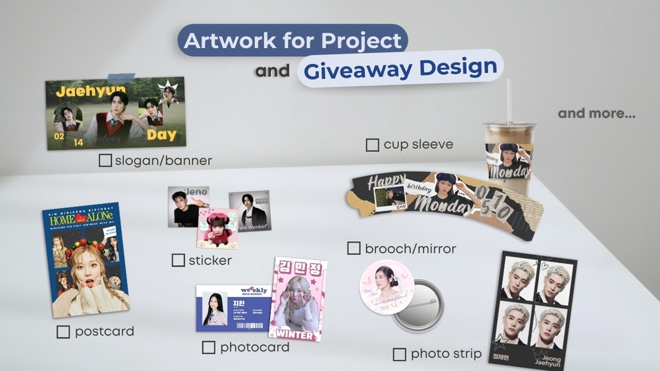 รับทำ giveaway ออกแบบเฟรมการ์ด รับออกแบบของแจก