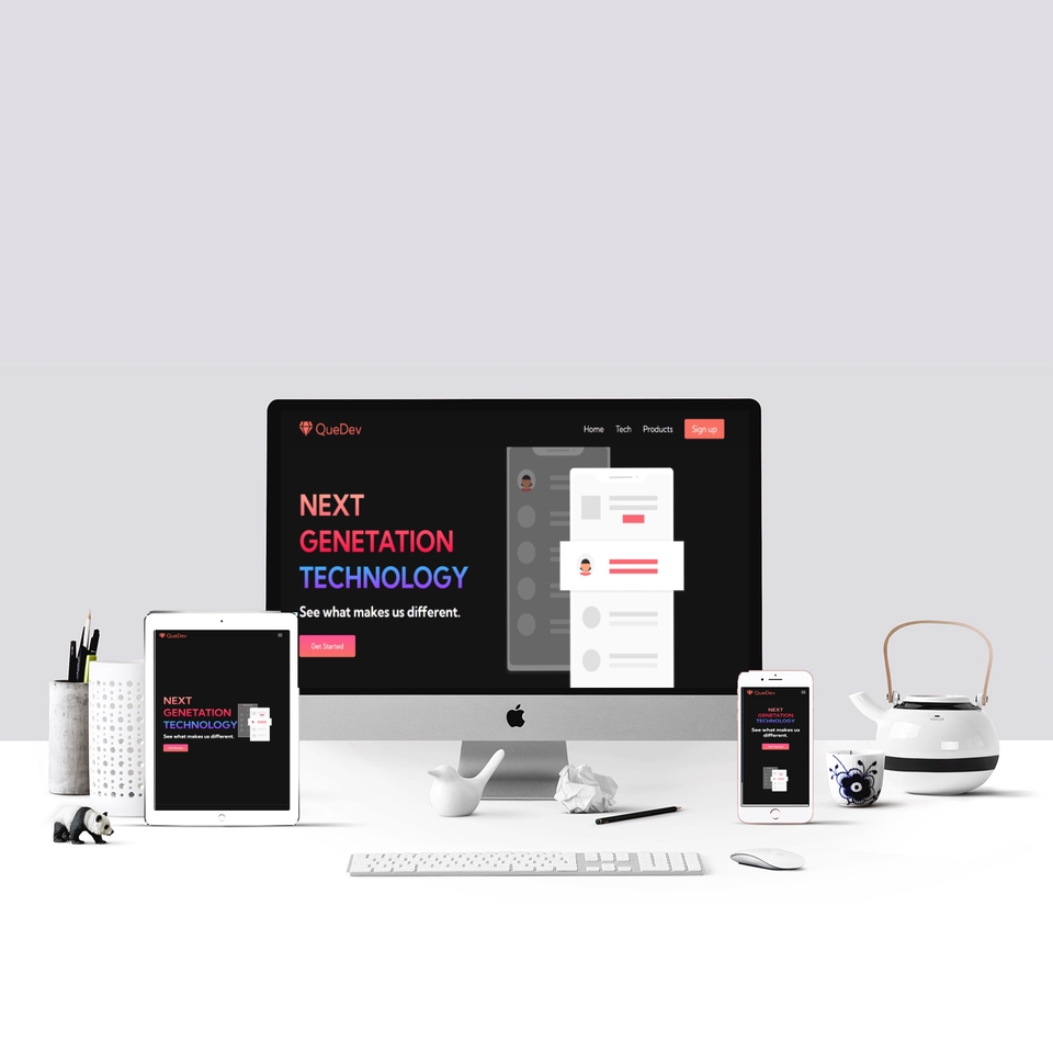 Web Development - รับตัดเว็บไซต์หน้าเดียว (Landing Page) จาก Ai Figma XD PSD JPG เป็น HTML CSS responsive - 3