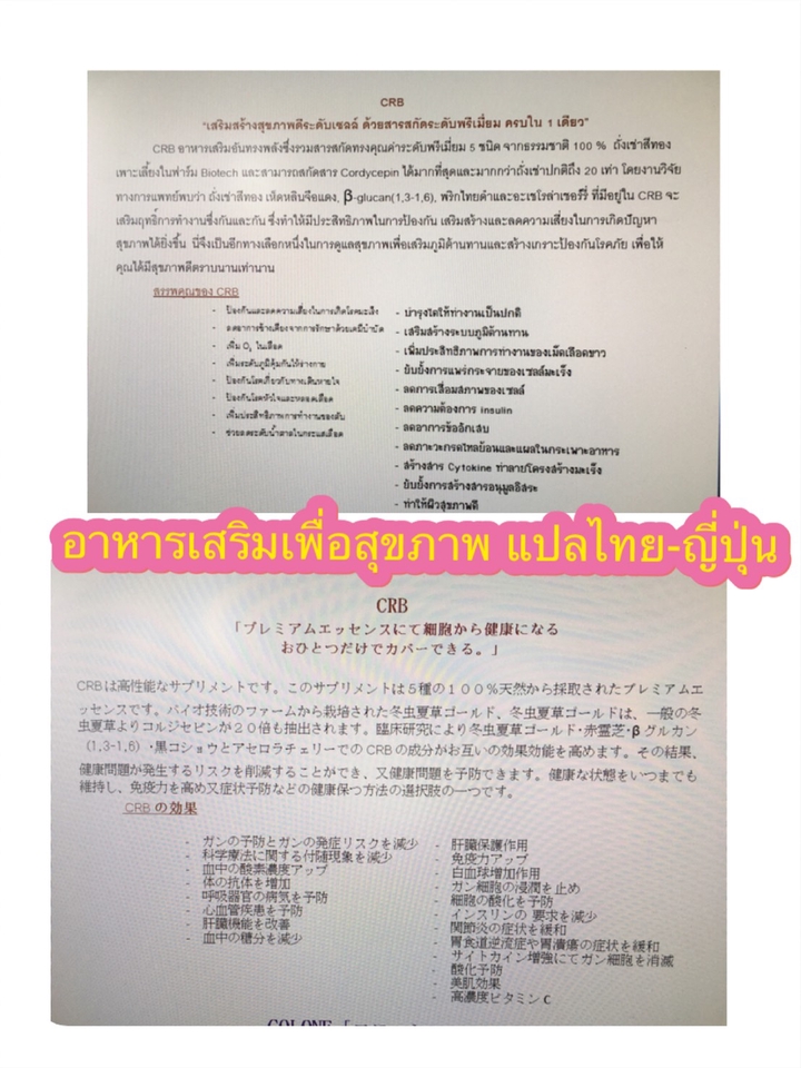 แปลภาษา - แปลญี่ปุ่น-ไทย-อังกฤษ วัดระดับ N1, TOEIC 800 ปสกกว่า15ปี - 2