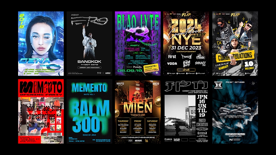 Banner โฆษณา - รับออกแบบ Music Poster / Album Cover / Poster Banner อื่นๆได้ทุกชนิด - 4