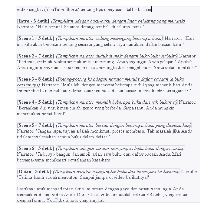 Penulisan Konten - "Konten Kreatif: Artikel, Copywriting, SEO, Script Semua sosmed" - 2