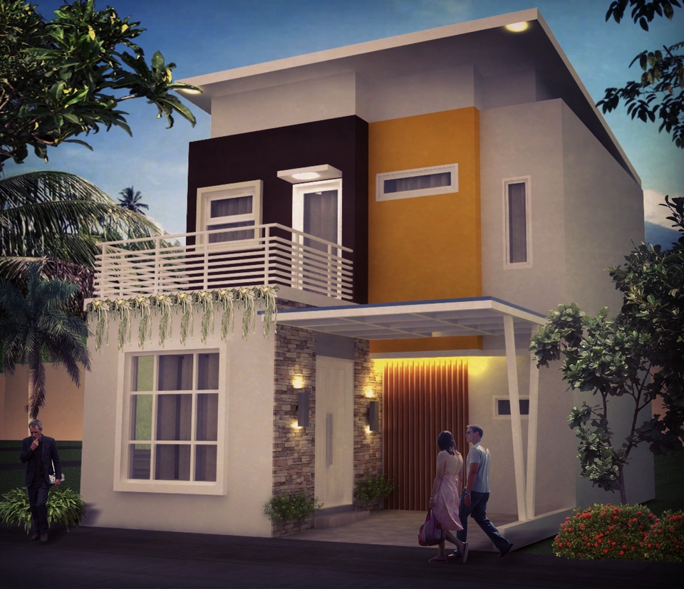 3D & Perspektif - DESAIN RUMAH AMANAH , CEPAT , DAN TERJANGKAU - 6