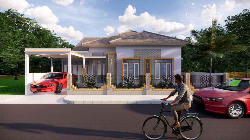 CAD Drawing - Desain Denah Rumah, 3 hari kerja - 1