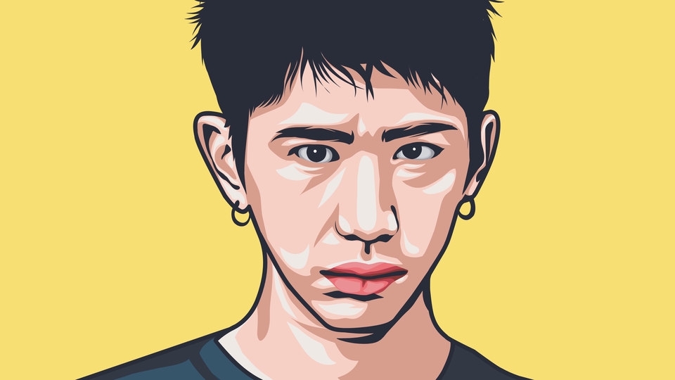 Gambar Potret - Desain Vektor Potrait - 1