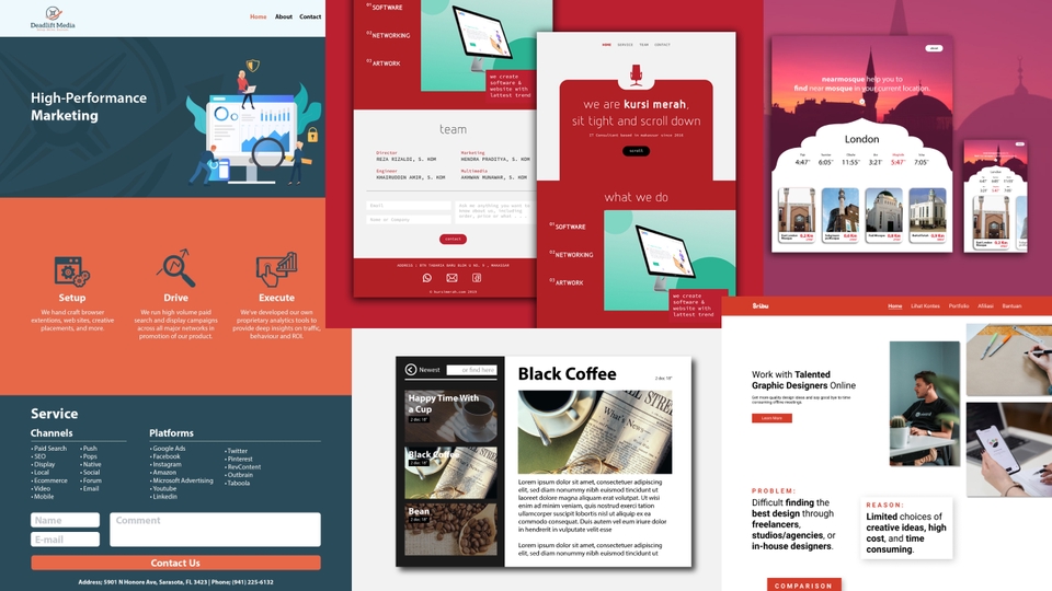 Desain Web - Desain Website Landing Page - 1