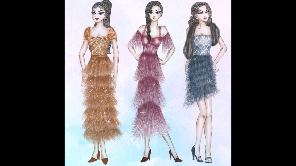 Gambar dan Ilustrasi - Fashion illustrator/ Fashion designer/ Stylist - 1