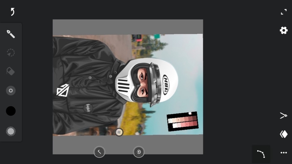 Gambar Potret - Desain vektor potrait - 3