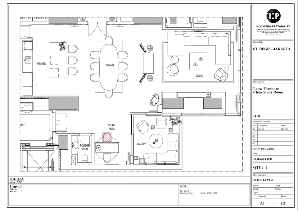 CAD Drawing - SHOP DRAWING INTERIOR Profesional & Hasil Cepat - 6