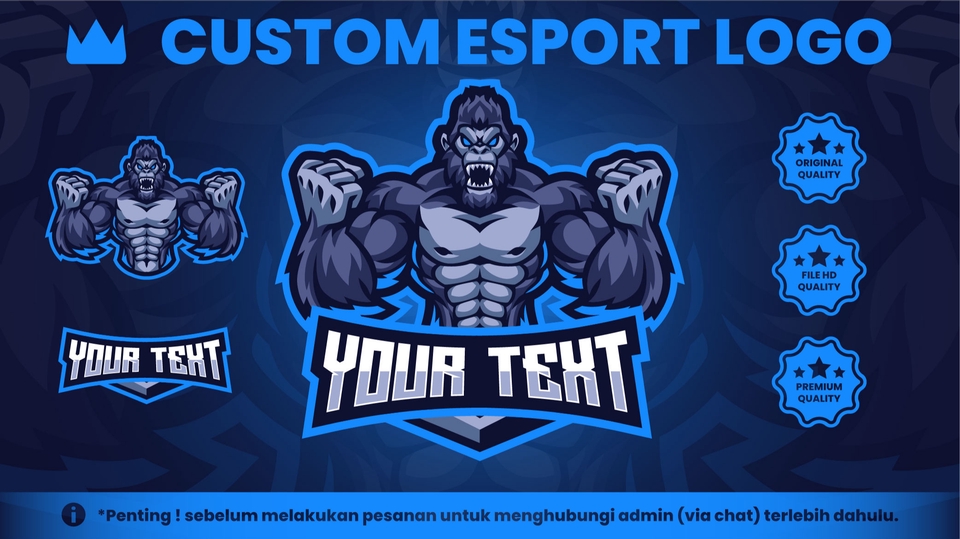 Jasa Desain Logo Cafe, Restoran, Rumah Makan - Jasa desain logo untuk tim esport atau streamer game