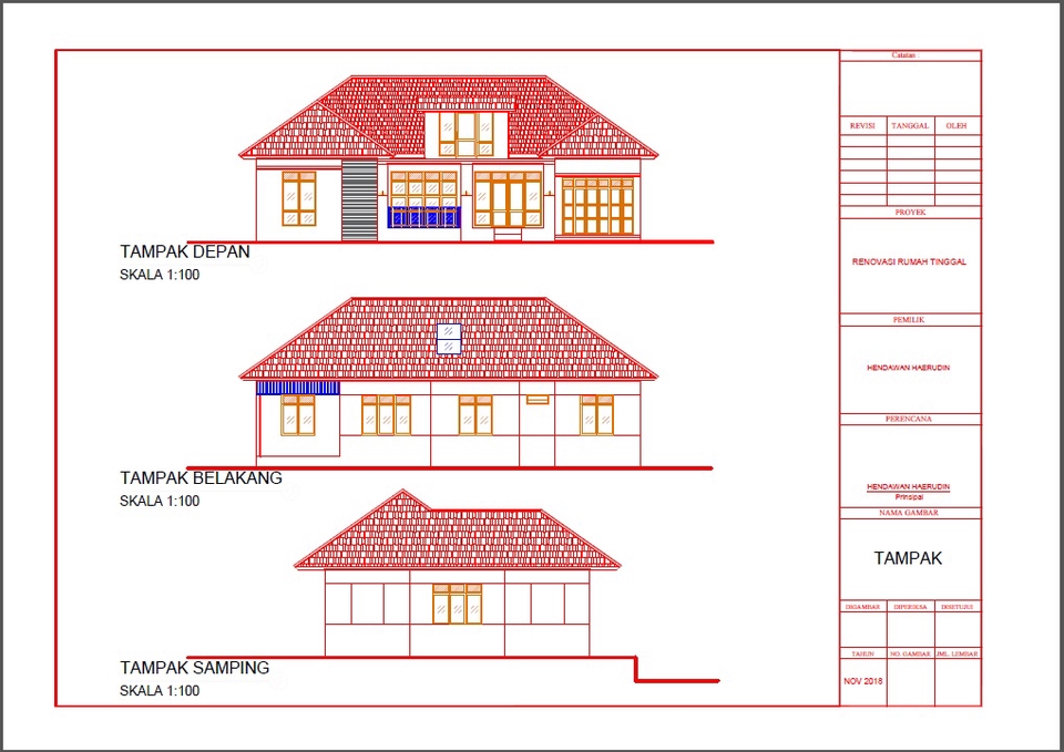 CAD Drawing - CAD DRAWING / GAMBAR BANGUNAN - 5