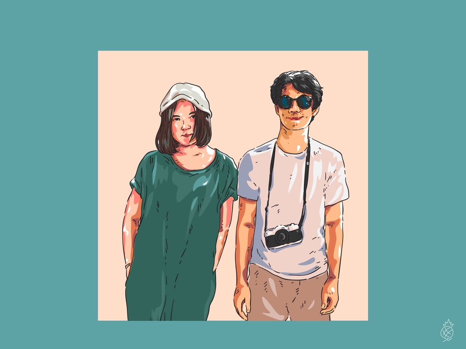 วาดภาพเหมือน Portrait - งานวาดภาพเหมือน Portrait เท่ห์ๆ คูลๆ - 6