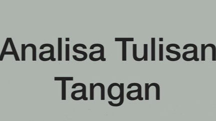 136efcf8-ea46-4a79-99da-68be6b20b2b4 - Analisa Singkat Tulisan tangan (grafologi)