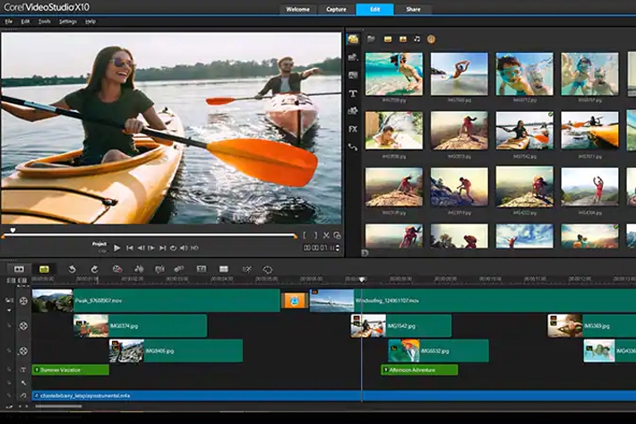 Jasa editing video profesional dengan Corel Video Studio X10 untuk hasil video berkualitas tinggi.