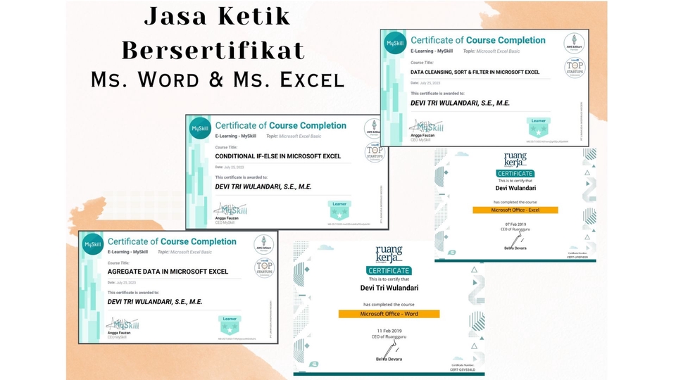 Pengetikan Umum - Profesional Jasa Ketik Ms. Word (Bersertifikat) - 1