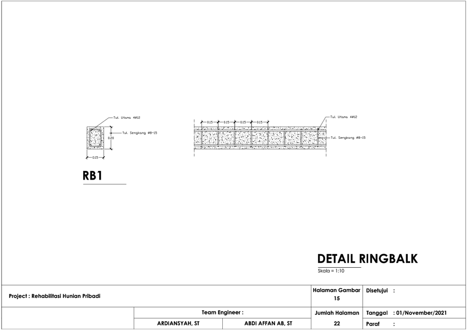 CAD Drawing - Jasa Gambar Autocad 2D & Drafter & IMB/PBG - 18