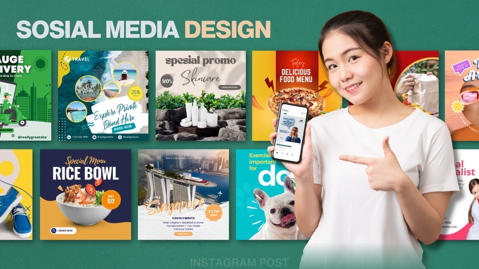 Banner Online - SOSIAL MEDIA DESAIN (INSTAGRAM, FACEBOOK, ADS) - 1