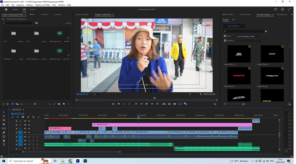 Video Editing - Video Editing Acara, Youtube, IG, FB, Tiktok (Adobe Premiere Pro, After Effect) - 7