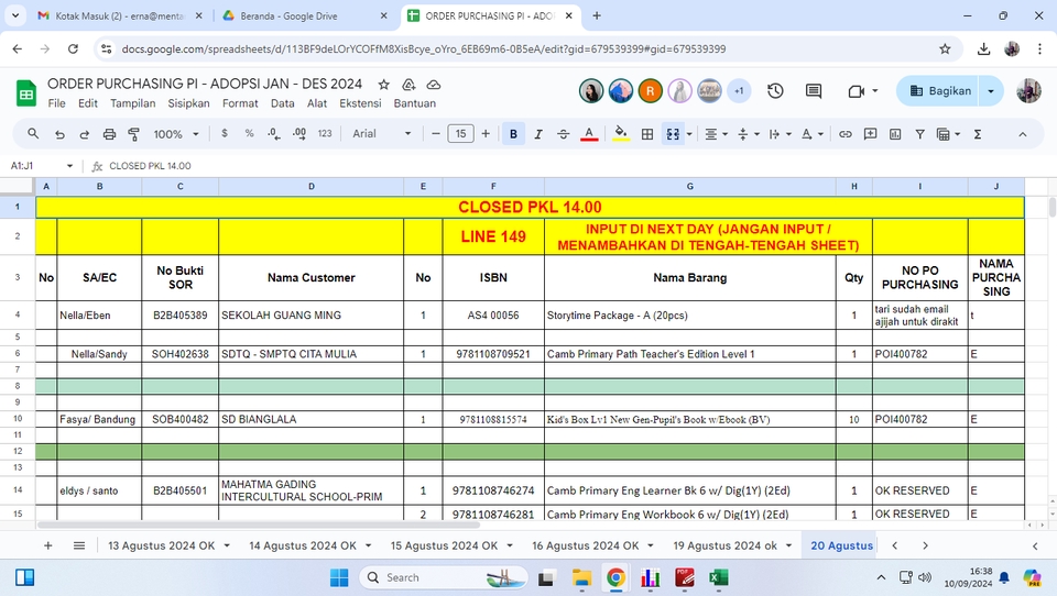 Entri Data - Entri Data Cepat - 4