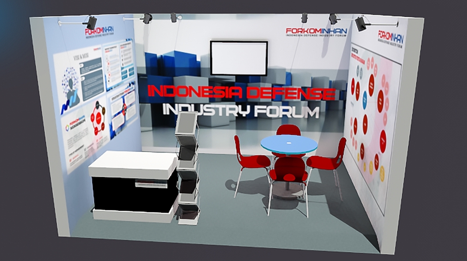 3D & Perspektif - Desain booth exhibition - 5