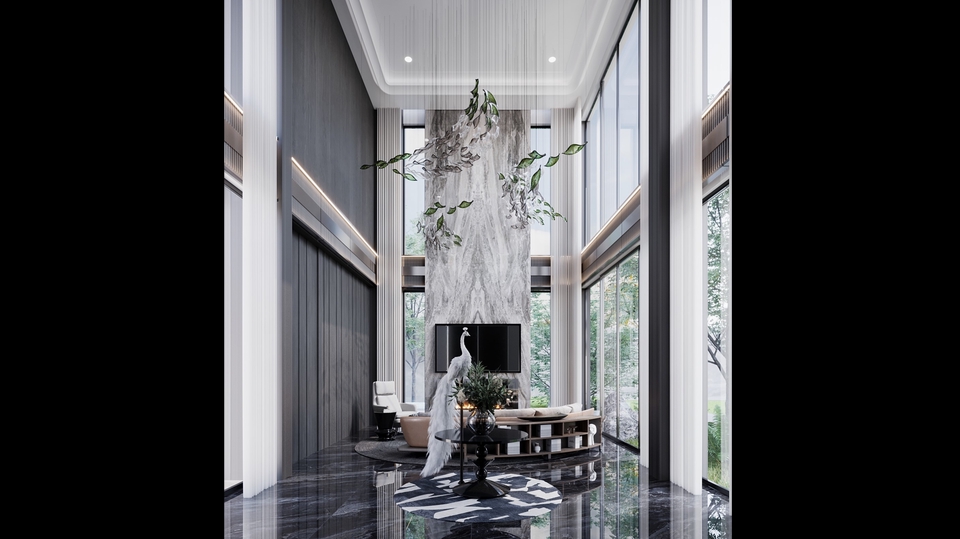 3D Perspective - Private Residence  - 1