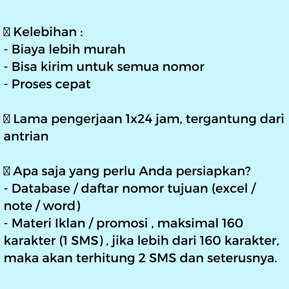 Pemasaran - Jasa SMS Marketing SMS Promosi cocok untuk memperkenalkan usaha / produk - 2