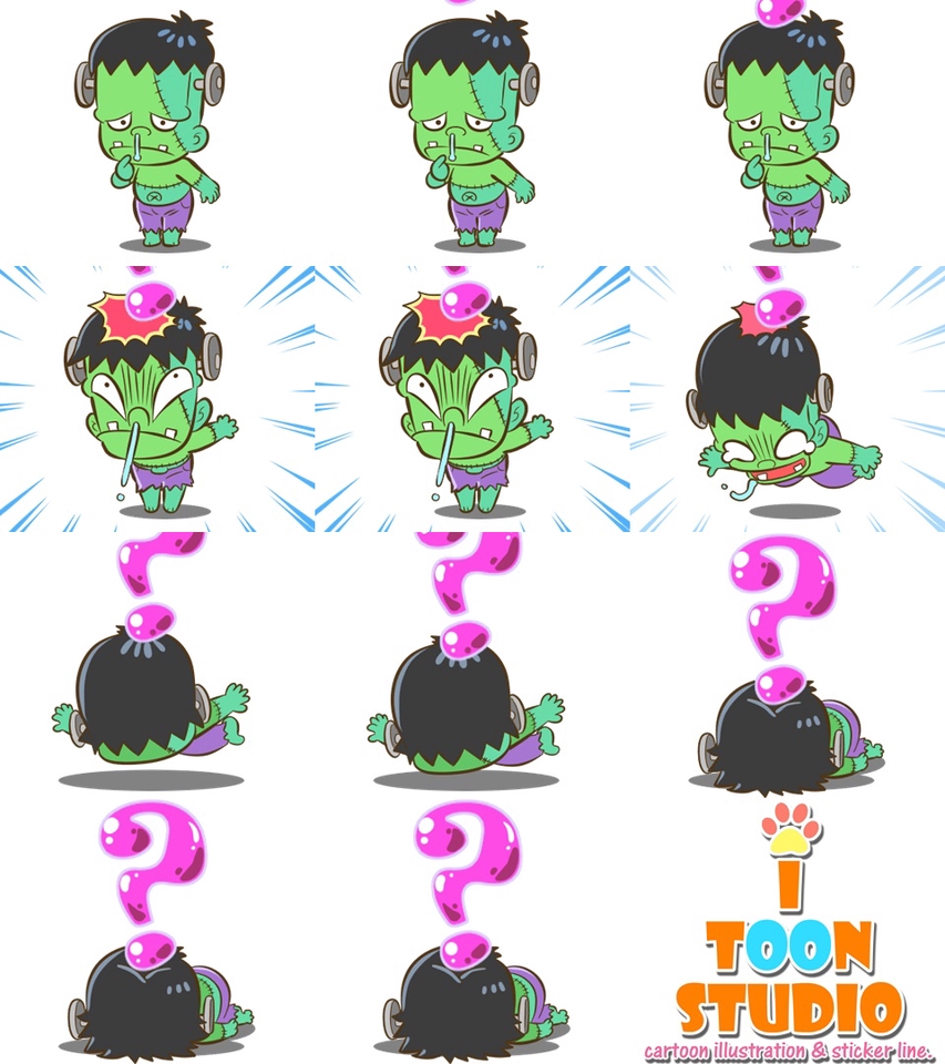ออกแบบ LINE Sticker - สติ๊กเกอร์ไลน์สุดน่ารัก ชุดประหยัด สติ๊กเกอร์ไลน์อนิเมชั่น ชุดสุดคุ้ม!! - 15